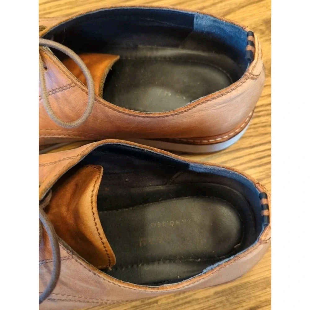 Cole Haan Men's Size 8.5 M Brown Leather Lace Up Casual Shoes Grand.OS‎
